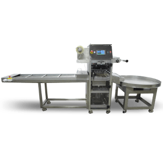 Large size Automatic Inline Food Tray Packaging Machines
